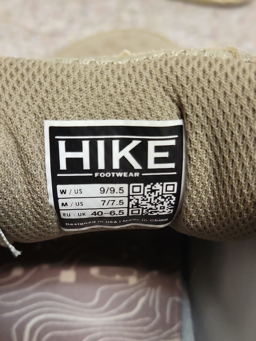 Hike Ridge Plus Tan Suede Casual Sneakers. Women's 9/9.5 Wide Toe Box Athleisure - Picture 8 of 8